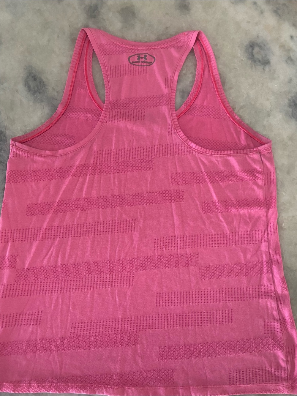 Under Armour Pink Racerback Performance Tank - Picture 3 of 3